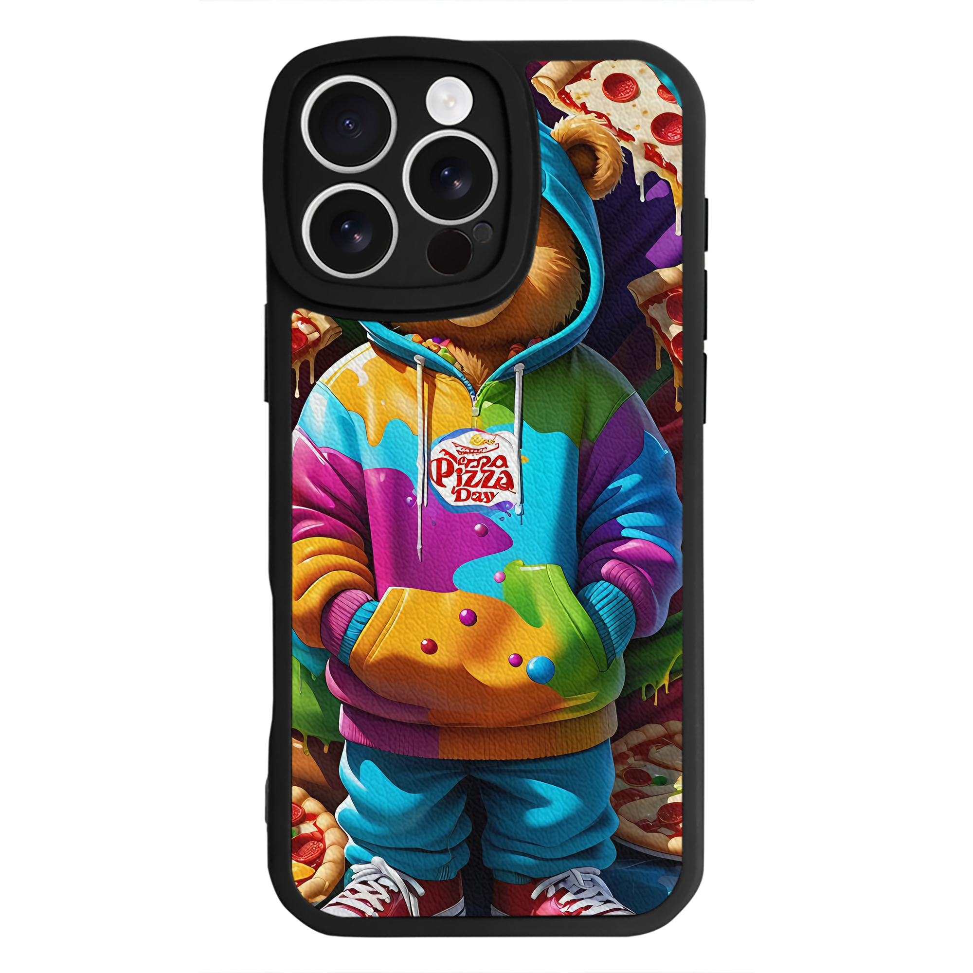 （画像用） ミッキーマウス Mickey Mouse 【iPhone 16シリーズ対応】シリコンスマホケース（レザー調） 材質：シリコン